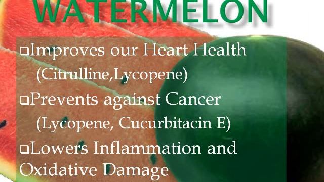 Health Benefits of Watermelon