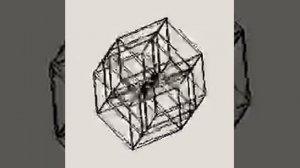 Гиперкуб изменяется с 2 до 10 меры, HyperCube 2 to 10 dimensions transformation