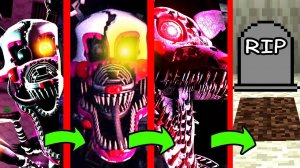 КАК МЕНЯЛСЯ АНИМАТРОНИК  И ЕГО ЖИЗНЕННЫЙ ЦИКЛ В МАЙНКРАФТ ! ЭВОЛЮЦИЯ АНИМАТРОНИКА В MINECRAFT ФНАФ