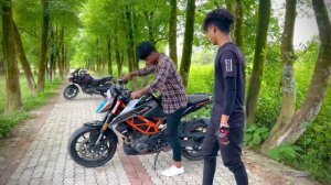 KTM Duke 250 Bs6 Height Test // Minimum Height for KTM Duke 250 Bs6 ll 🚲 #assamkalonda