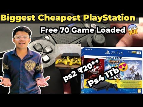 Biggest 😍cheapest ⚡PlayStation Market ❤️🔥ps5 Sale only ₹40***  #ps2 #ps4 #ps5