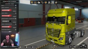 ✅ ОБЗОР МОДА Mercedes Benz New Actros ETS2 1.50