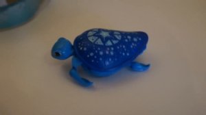 Интерактивная черепашка в аквариуме