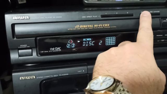 AIWA Z-D9100 Проверка работы. смотреть онлайн