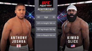 Энтони Джошуа против Кимбо Слайса Полный бой - UFC 4 Fight Night