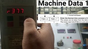 Simovert Master Drive | Parameterize inverter manually | parameters for Bleaching machine