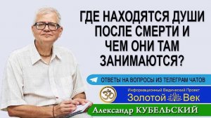 Где же находятся Души после смерти тела и чем они там занимаются?