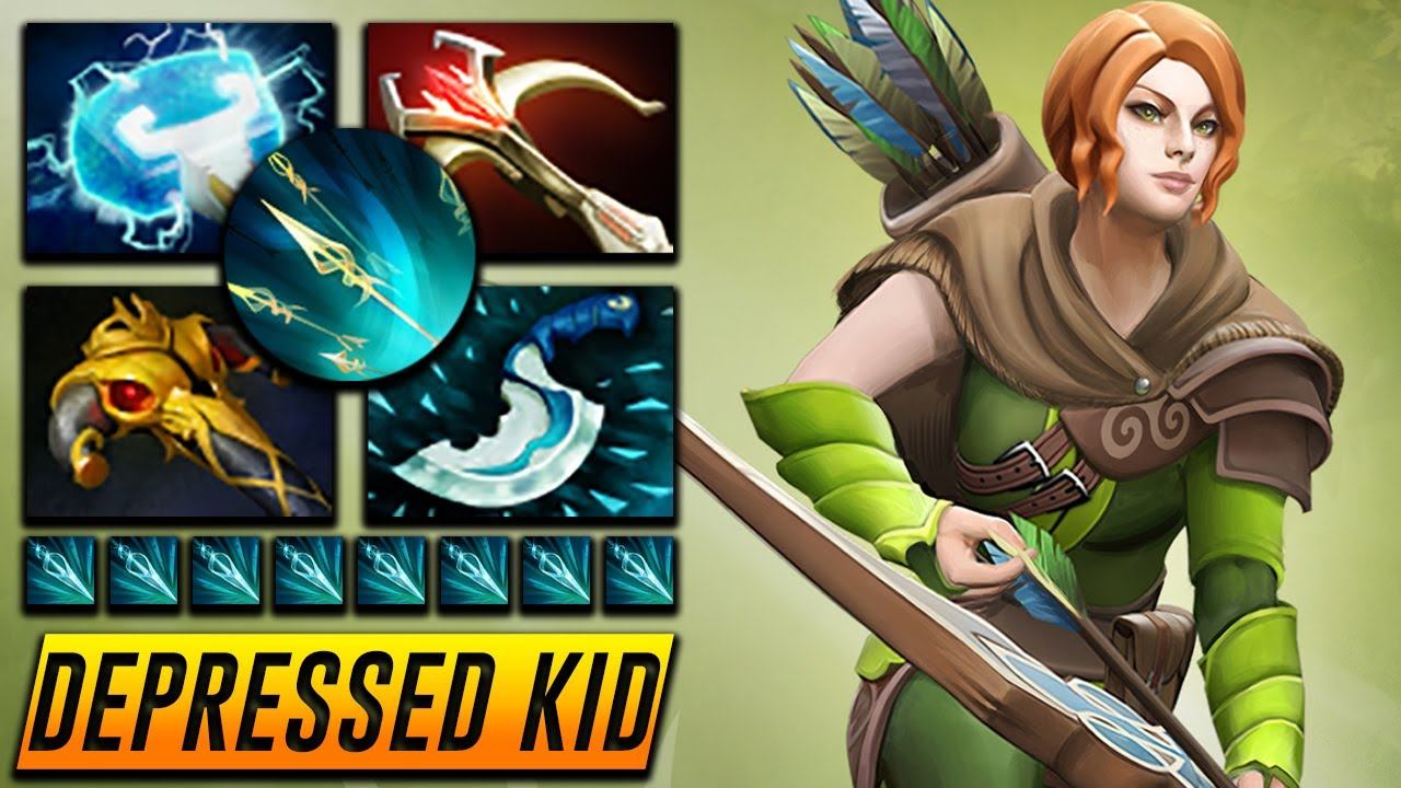 depressed kid Windranger - Dota 2 Pro Gameplay [Watch & Learn] смотреть онлайн