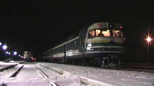 Запуск дизель-поезда ДР1А-229 / Starting DR1A-229 DMU train