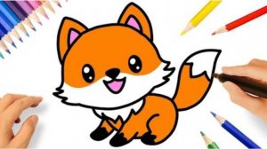 КАК НАРИСОВАТЬ МИЛУЮ ЛИСИЦУ