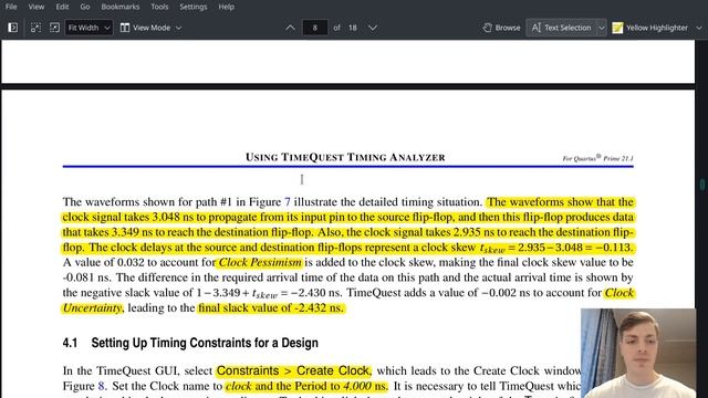 Timing Analysis in Quartus: Learning FPGA Together! TimeQuest Timing Analyzer