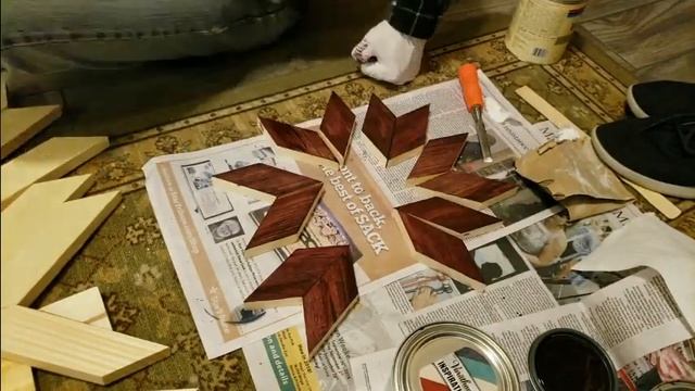 Geometric Wood Wall Art | Wood Decor | Wood Quilt | Wood Mosaic