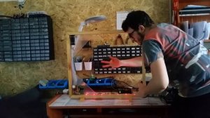 Laser harp -  video demo