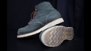 Red Wing Shoes - 2883 Green Suede Moc Toe Boots - Japan Limited Release - Made in USA - 赤い翼の靴