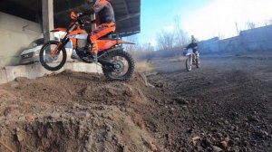 Закатили в парке по технике..  ENDURO ТРЕНИРОВКИ..Красноярск