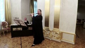 И.С. Бах Соната до мажор 1-2 чч. Исп. Елена Исаева (флейта) и Анна Разумовская (эл. клавесин)