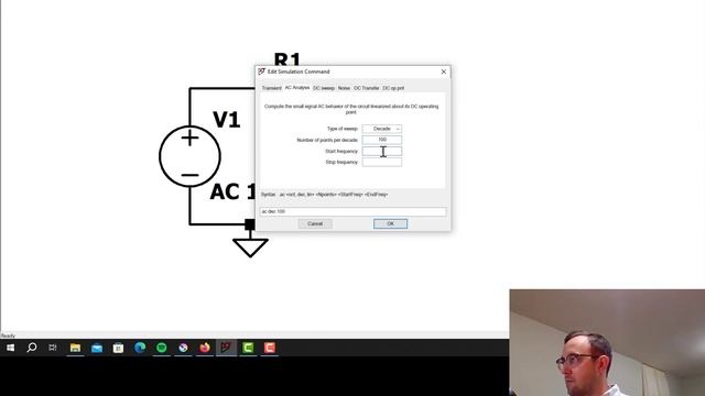 LTSpice Tutorial: AC Sweep / Bode Plot with RC & RL circuits (EE2212 UMD)