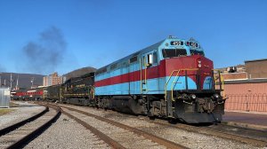 Western Maryland Scenic Railroad F40PH No. 450 On The Frostburg Polar Express Trains (December 2022
