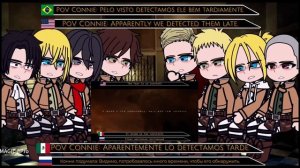 [GC] Attack on Titan react: Rei dos Monstros | Godzilla (Monsterverse) |Papyrus Da Batata [🇧🇷🇺🇲🇷🇺🇪🇸