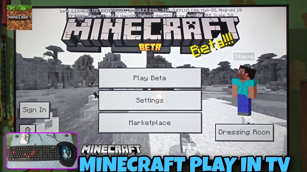 How To Play Minecraft Gameplay In Tv With Mouse And Keyboard Play New Video 2022 смотреть онлайн