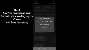 How to fix user refresh rate not showing problem in set edit Application