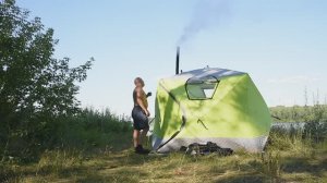 Летний отдых с друзьями  у реки с баней и шашлыком.