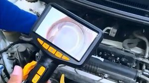 Проверка ДВС KIA RIO видеоэндоскопом Autool SVB305