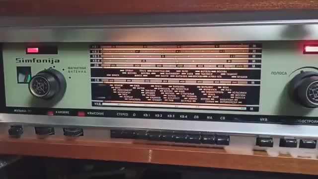 Установка стереодекодера и Bluetooth в советскую ламповую радиолу Симфония, Эстония, tube radio смотреть онлайн