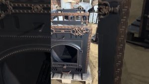 Банная печь с топкой 10 мм с закрытой и открытой Каменкой
