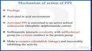 Gastric proton pump inhibitors | Part 1 | Medicinal Chemistry II | III B Pharm V Semester | Unit 1