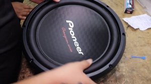 ¡UNBOXING! de Subwoofer Pioneer TS-W312D4.