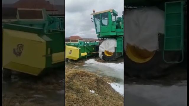 Безрядковая жатка засыпает бункер смотреть онлайн