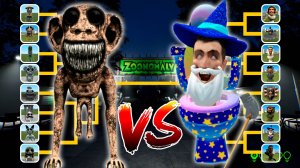 КОЛДУН СКИБИДИ ТУАЛЕТ И КОМАНДА ПРОТИВ ПЕРСОНАЖЕЙ ИЗ ИГРЫ ZOONOMALY