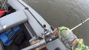 Рыбалка на Оке,троллинг, вечерний жор рыбы