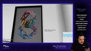 Async Art February Art Auctions | Cryptovoxels Virtual Tour