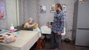 Получили пенсию купили продукты показываем что мы купили