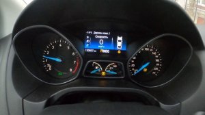 Заводим Форд Фокус III Ecoboost  в мороз/Starting a Ford focus 3 Ecoboost 1.5  in the cold in Russia