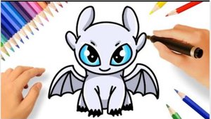 КАК РИСОВАТЬ СВЕТОВУЮ ФУРИЮ | КАК ПРИРУЧИТЬ ДРАКОНА