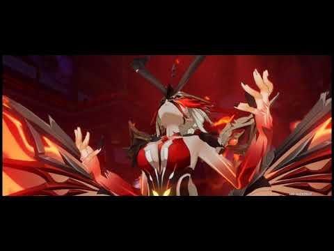 Signora Fight scene | Genshin Impact gameplay on Sony Xperia 1 II смотреть онлайн