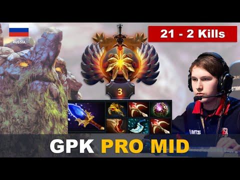 [Full] Godlike Mid Tiny 21-2 Kills - VP.gpk - Pro Dota 2 Gameplay Guide #dota2