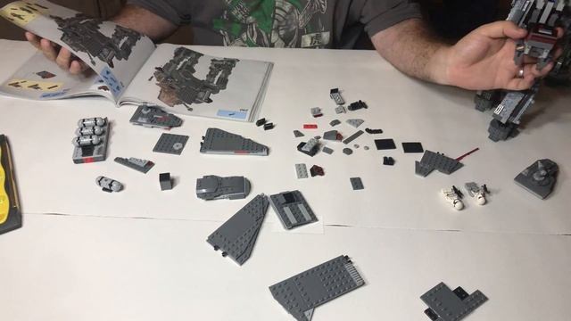 Time Lapse Repair of Lego 75189 First Order Heavy Assault Walker. смотреть онлайн