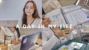 Vlog 🗒 | A day in my life as a college student in Korea | 일상 브이로그 | Studying at cafe | SunnyVlog