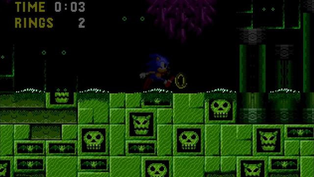 Sonic Halloween (2020) - Hack of Sonic the Hedgehog [Sega Mega Drive]