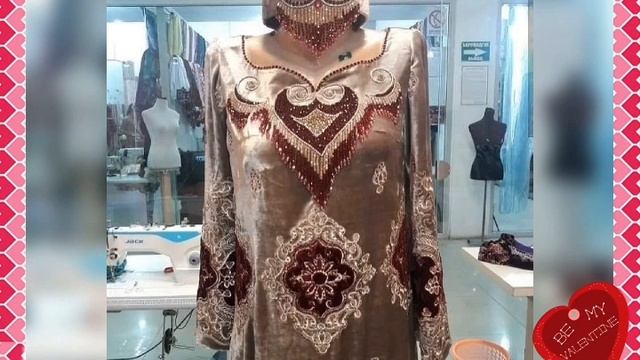 УКРАШЕНИ НАТЦИОНАЛЬНОЕ ПЛАТЬЯ/КУРТАИ ТОЧИКИ ФАСОН