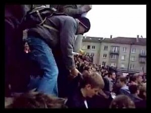 Студенческие волнения в Вильнюсе - Student riots in Vilnius