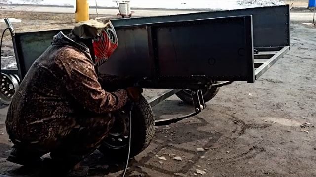 Прицеп для л/а своими руками, г/п 1т. смотреть онлайн