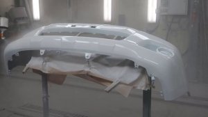 Покраска нового бампера
