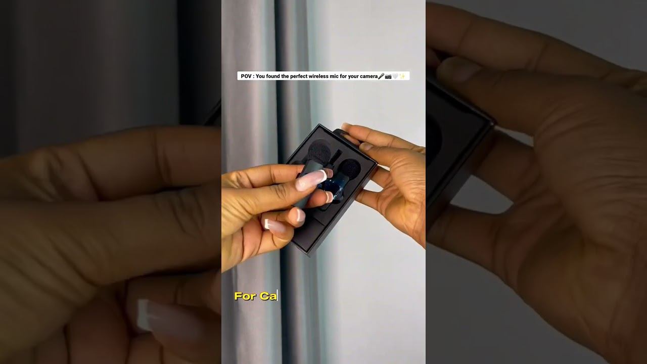 K35 Wireless Dual-Microphones For 3.5mm AUX смотреть онлайн