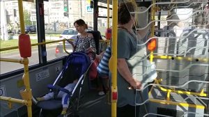 В автобусе по Выборгскому району Петербурга