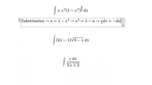 Calculus Help: Integral ∫(x+3)/(x^2+6x+2) dx, ∫√(3x-1)  (2-x^2 )dx, ∫x^3 (1-x^2 )^(3/2)  dx